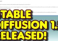 Stable Diffusion Model v1.5 Released!