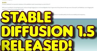 Stable Diffusion Model v1.5 Released!