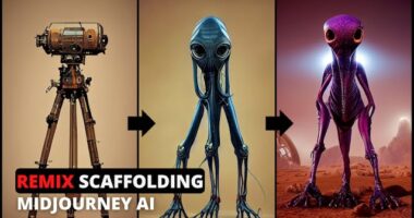 Advanced Character Design in Midjourney AI - [REMIX Scaffolding Tutorial]