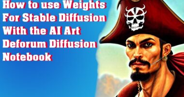 How to use Weights For Stable Diffusion With the AI Art Deforum Diffusion Notebook