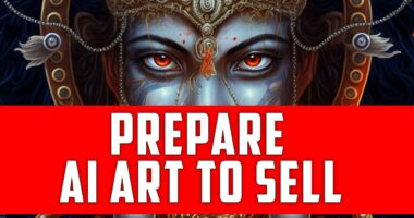 How to prepare your AI-generated art for sale.