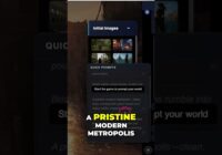 AI Art: Create Rain and Transform Environments with Prompts #shorts