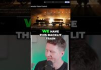 Model Mastery: Backlit Trains & Smoke - Impressive Results! #shorts