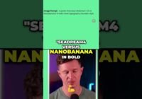 Seedream vs. Nanobanana: Futuristic Text Showdown! #shorts